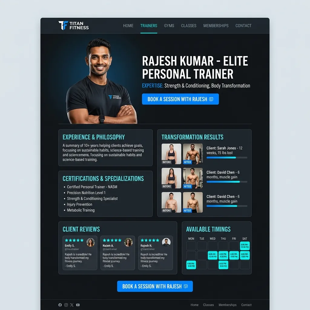 Trainer Profile