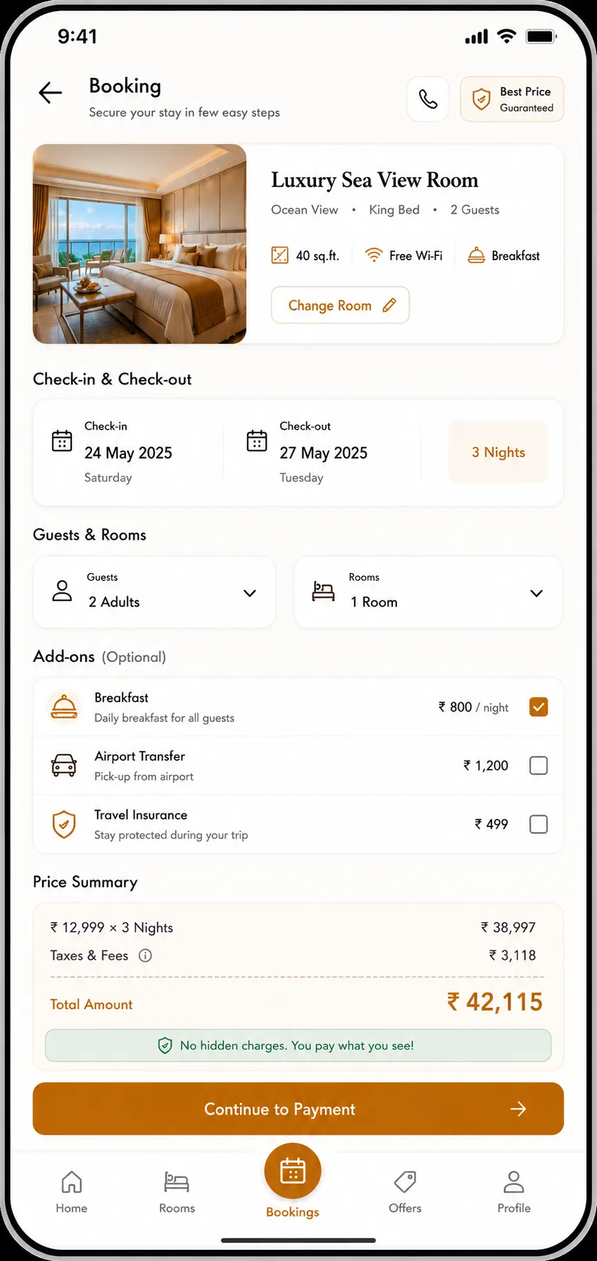 Mobile Booking