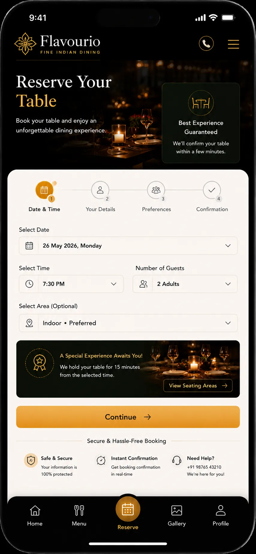 Mobile Reservation